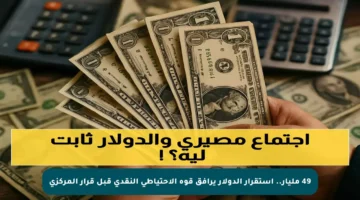 49 مليار.. استقرار الدولار يرافق قوة الاحتياطي النقدي قبل قرار المركزي